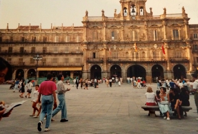 Plaza Major, Salamanca 1990.